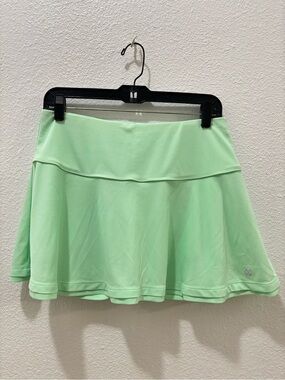 Poivre Blanc Girls Green Tennis Skirt Skort Size 16 Golf Athletic
